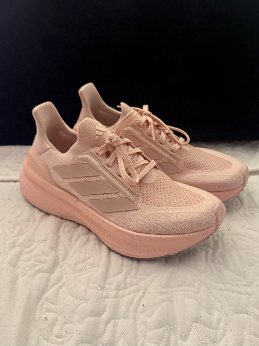 adidas Women's Athletic Running Shoes in Blush Pink